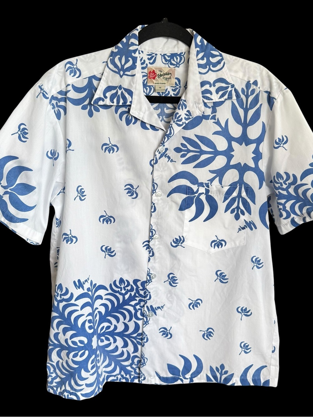 Vintage Mamo by Hilo Hattie Aloha shirt full button front Medium